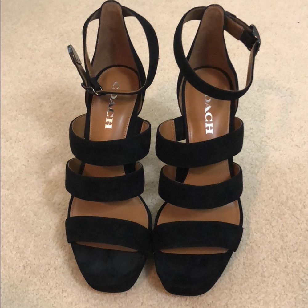 Coach Suede Heels